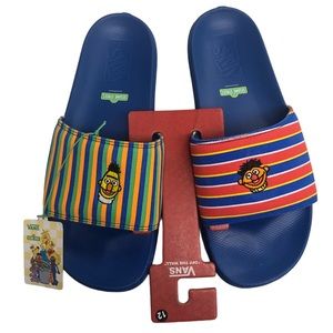 VANS Sesame Street Slides- Bert & Ernie- Men's SIZES 10